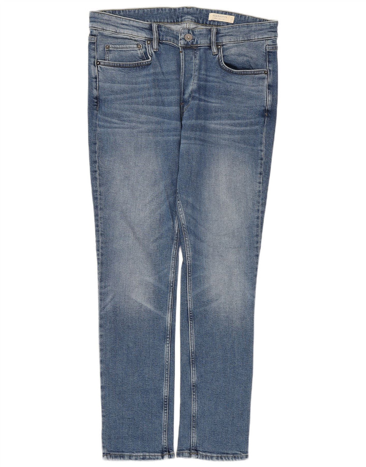 ALL SAINTS Mens Slim Jeans W34 L30 Blue Cotton