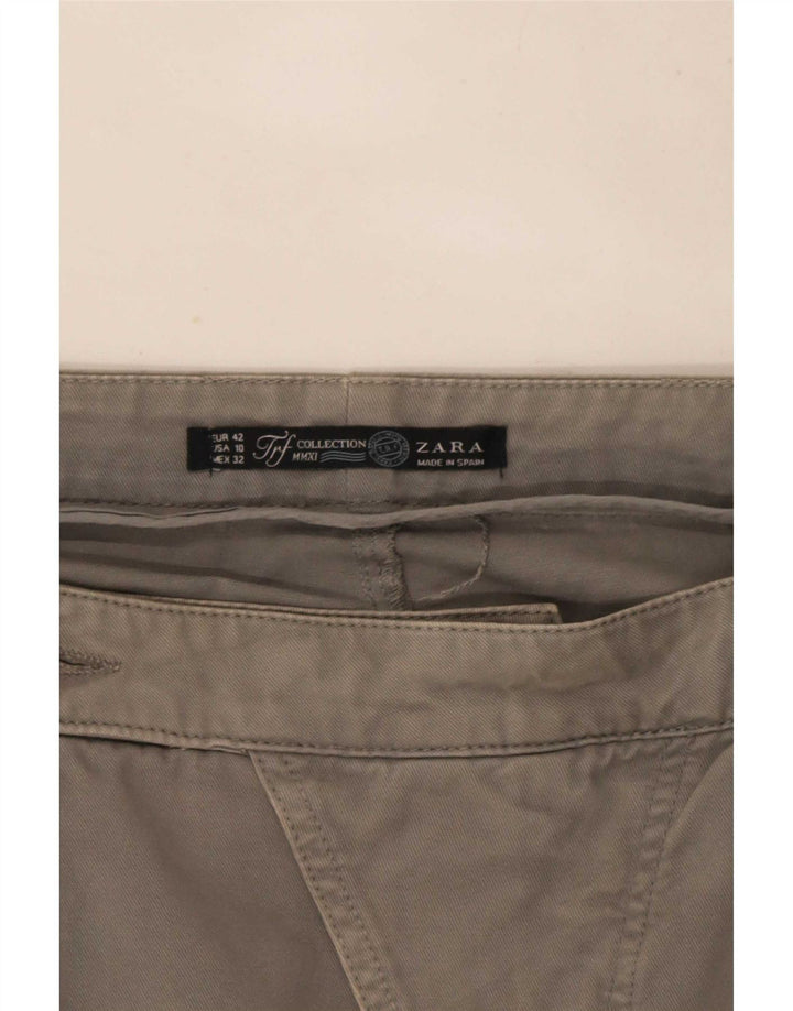 Zara Womens Trafaluc Pegged Mini Skirt EU 42 Large W32 Grey