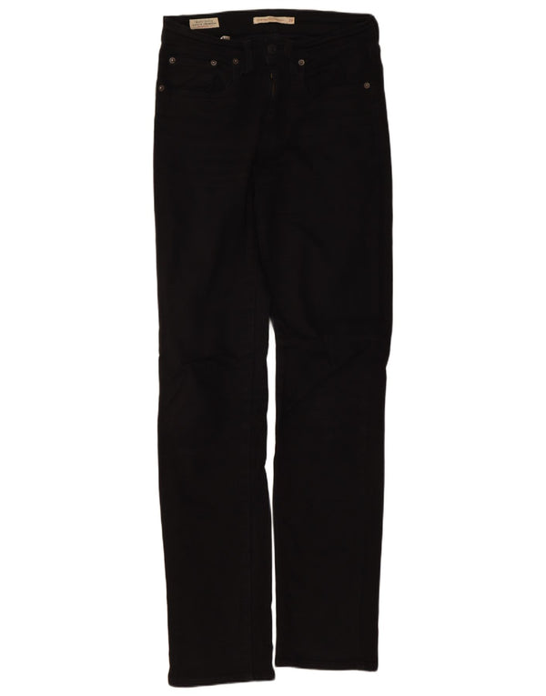 Levi's női 724 High Rise Straight farmer W27 L32 fekete pamut
