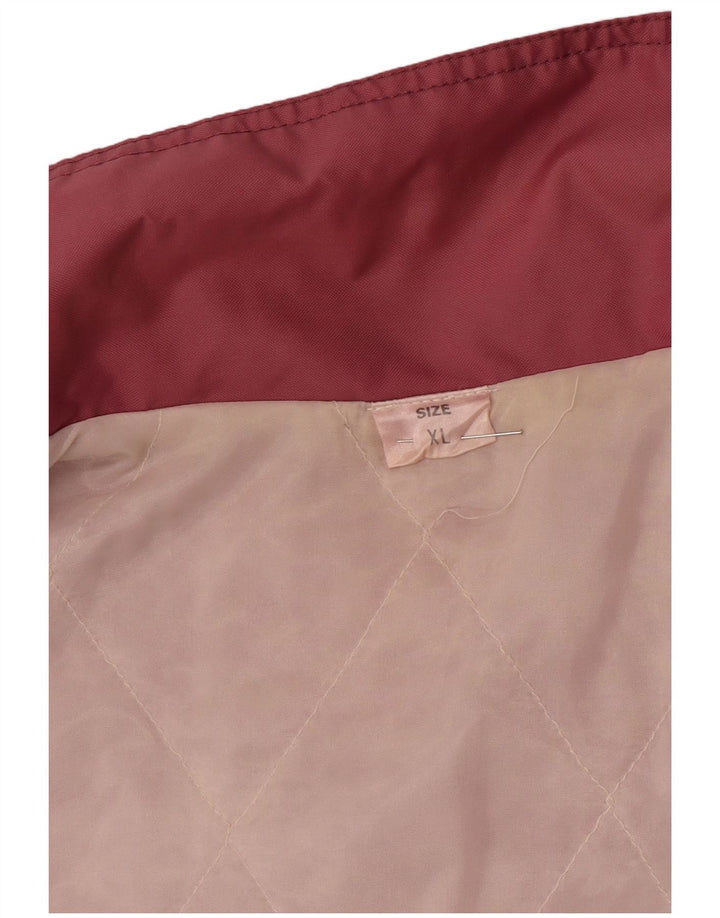 Vintage Mens Windbreaker Jacket UK 42 XL Pink Polyamide