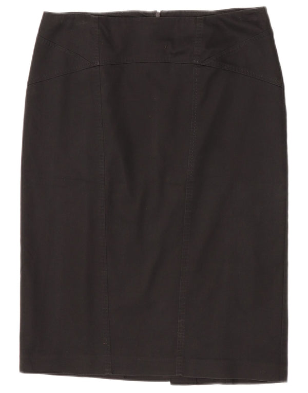 Damska spódnica ołówkowa Oasis UK 12 Medium W30 Czarna bawełna