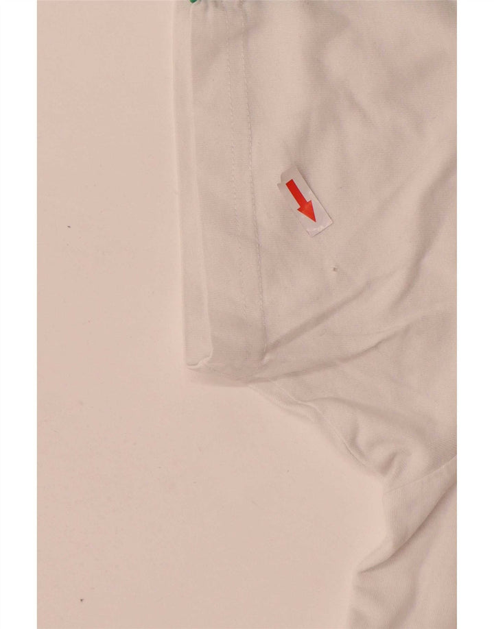 Ellesse Mens Graphic T-Shirt Top Small White Cotton