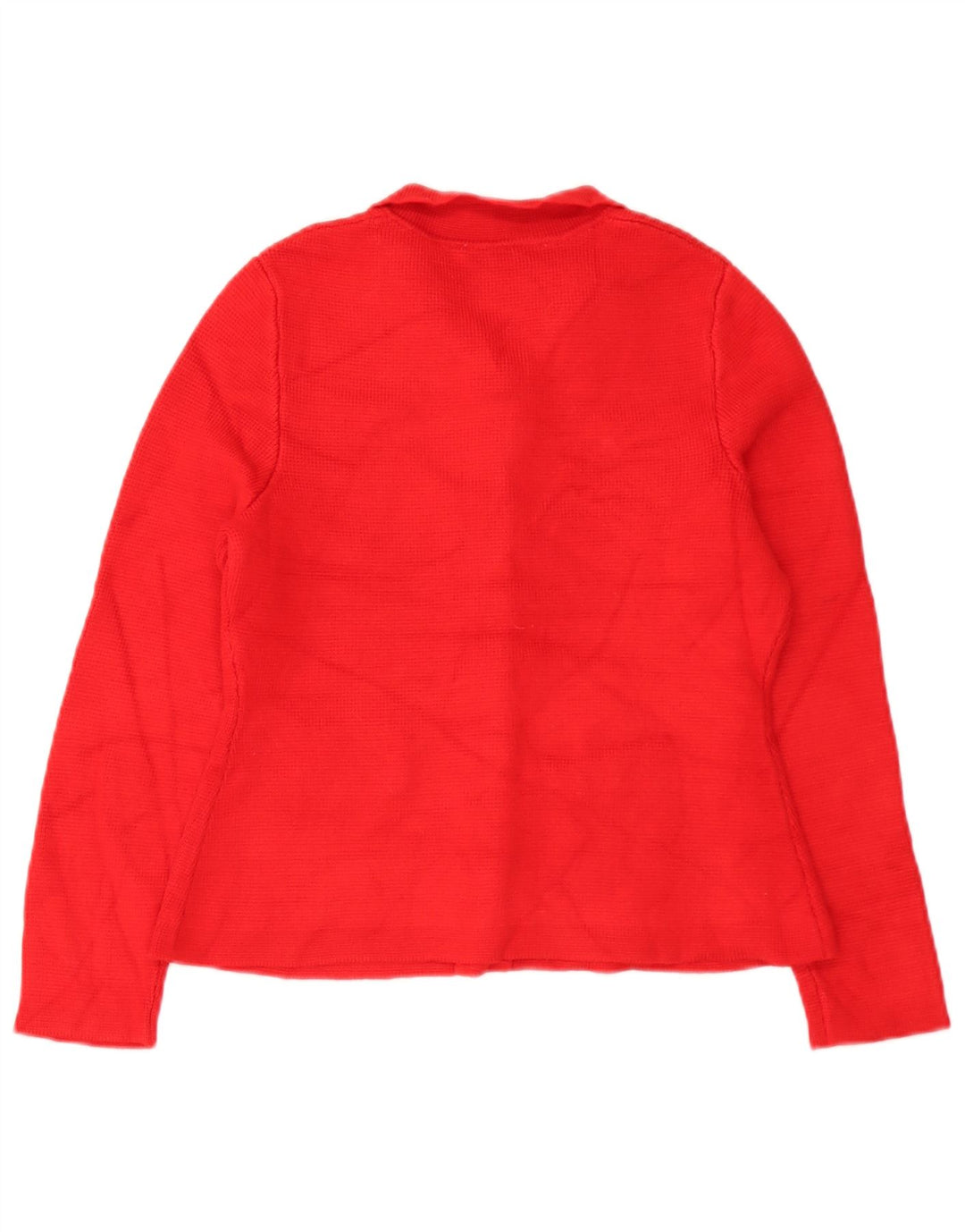 Zara Womens Cardigan Sweater UK 12 Medium Red Viscose