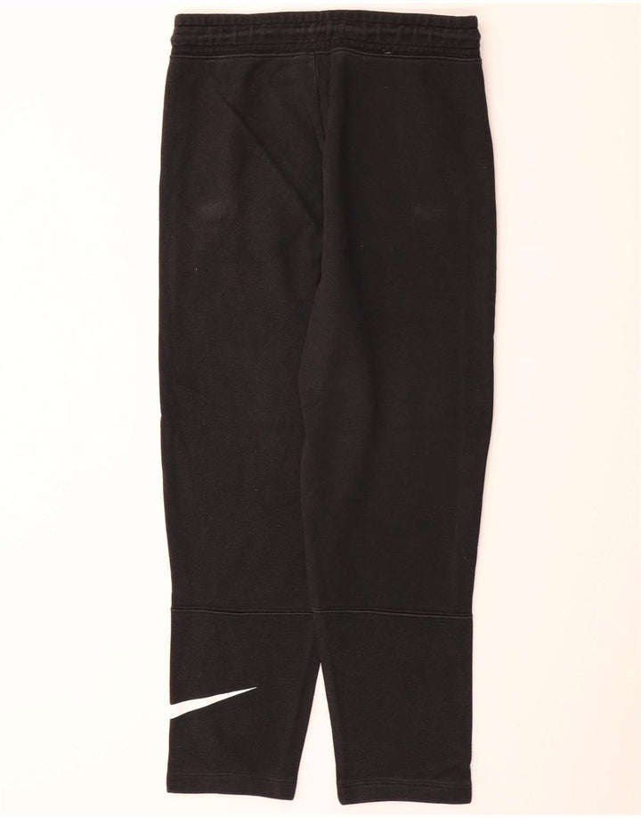 NIKE Mens Crop Graphic Tracksuit Trousers Small  Black Cotton Vintage Nike and Second-Hand Nike from Messina Hembry 