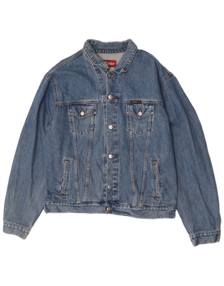 Giacca in denim da uomo Carrera UK 44 2XL Blu