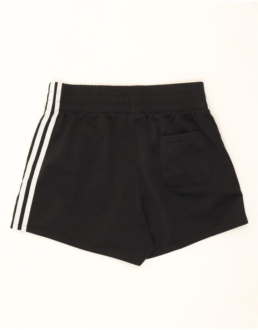 Adidas Damen Sportshorts UK 10 Small Schwarz Polyester