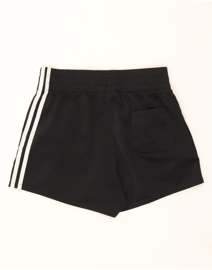 Adidas Damen Sportshorts UK 10 Small Schwarz Polyester