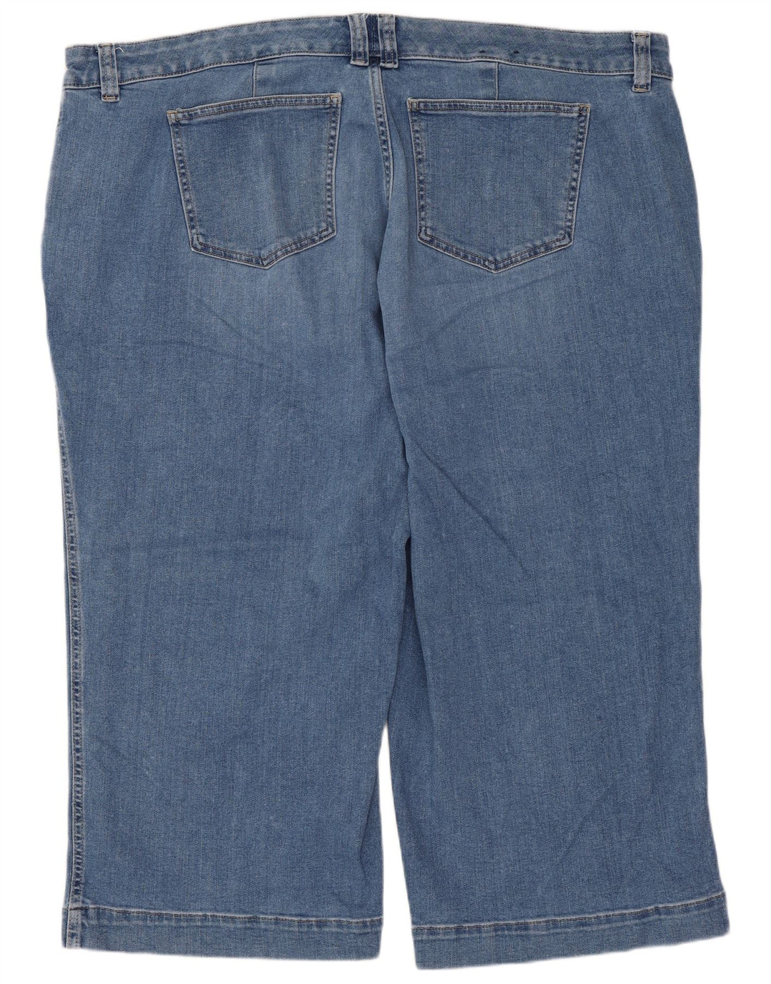 Chaps Womens Capri Jeans US 22 3XL W44 L21 Blue Cotton