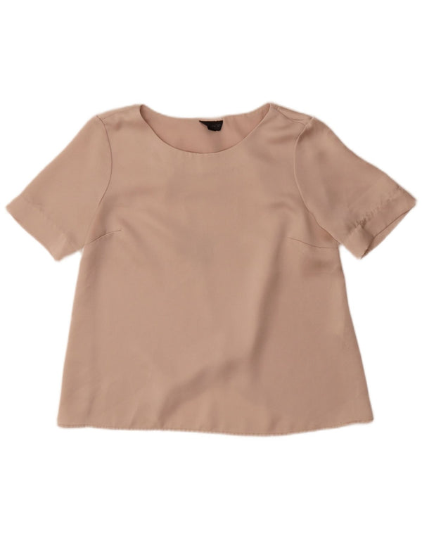 Topshop Chemisier surdimensionné pour femme UK 10 Petit Beige Polyester