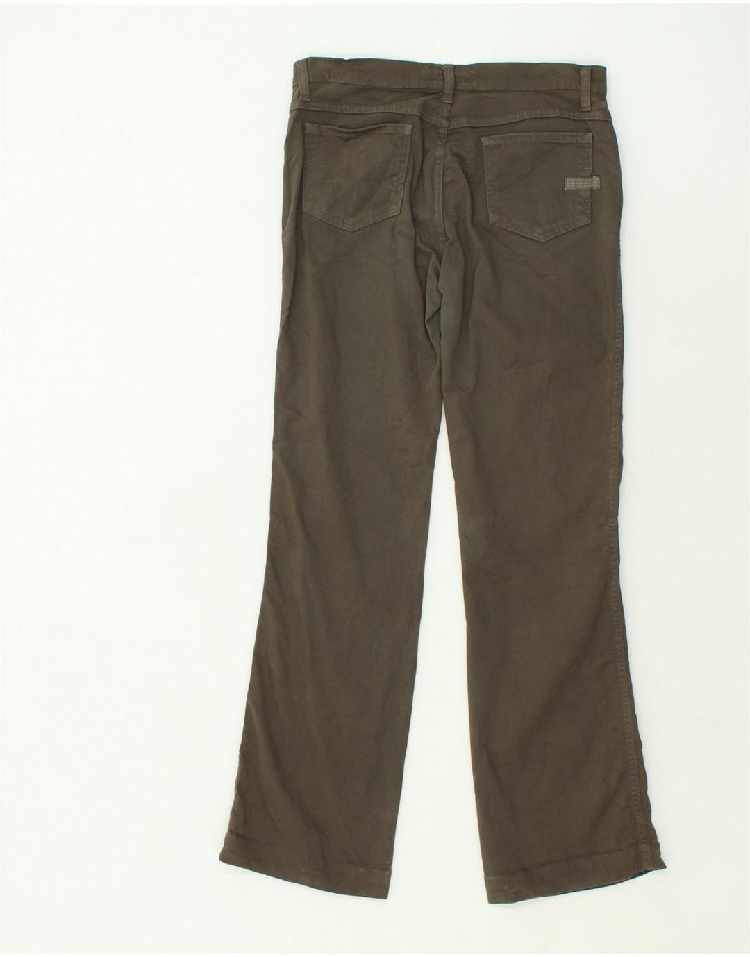 SERGIO TACCHINI Womens Straight Casual Trousers W27 L30  Grey Cotton | Vintage Sergio Tacchini | Thrift | Second-Hand Sergio Tacchini | Used Clothing | Messina Hembry 