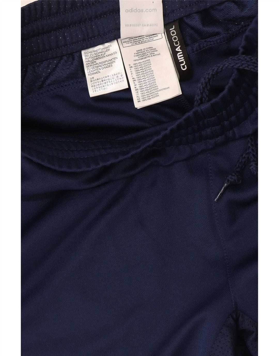 Adidas Mens Climacool Bermuda Sport Shorts Medium Navy Blue Colourblock