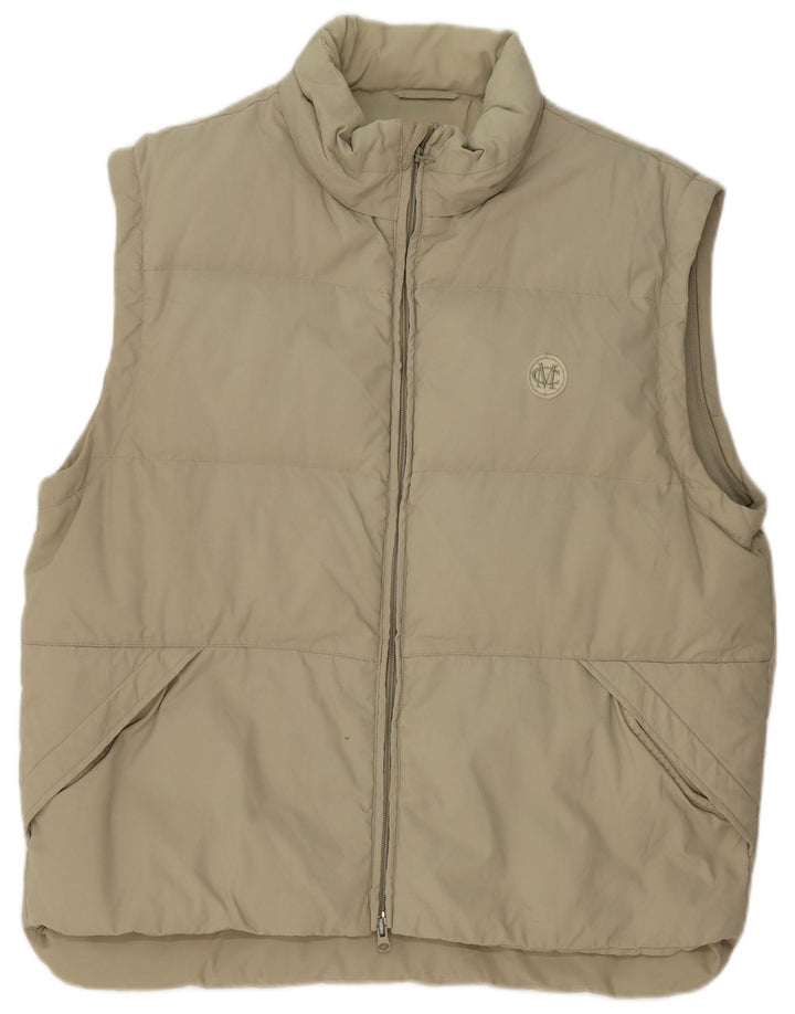 Marlboro Classics Mens Padded Gilet UK 44 2XL Khaki