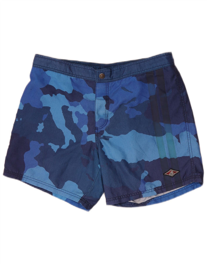 Bear Herre badeshorts Large Blue Camouflage Polyester