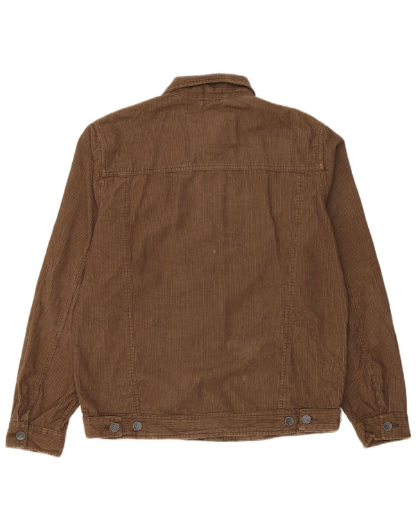 Billabong Mens Corduroy Jacket UK 40 Large Brown