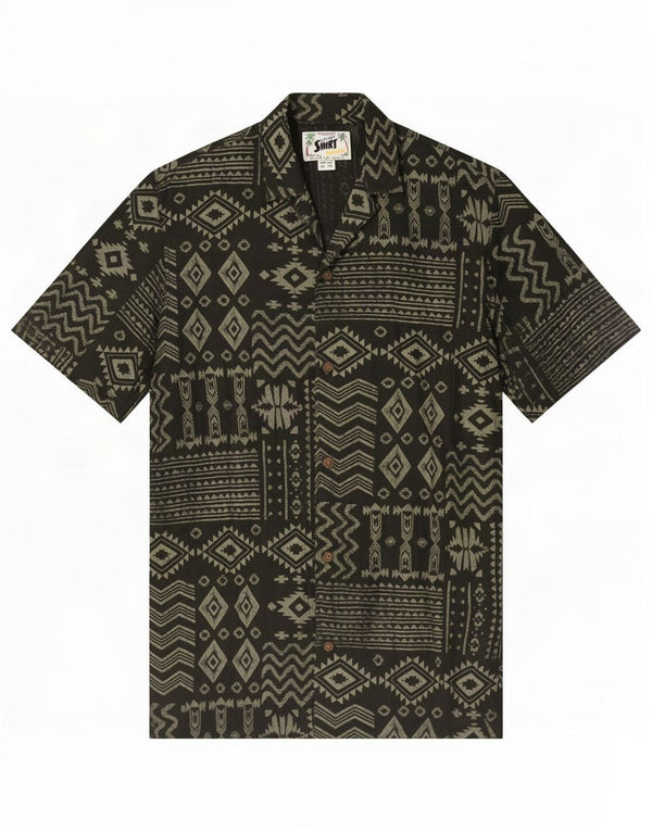 Maglia a maniche corte da donna Pull & Bear Small in viscosa geometrica nera