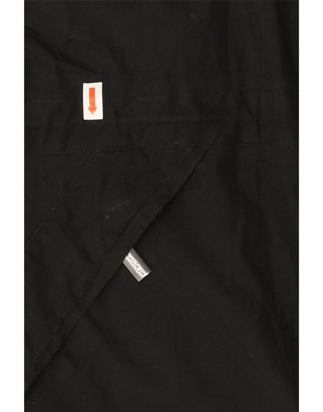 WELLENSTEYN Mens Windbreaker Coat UK 40 Large Black Polyester Vintage Wellensteyn and Second-Hand Wellensteyn from Messina Hembry 