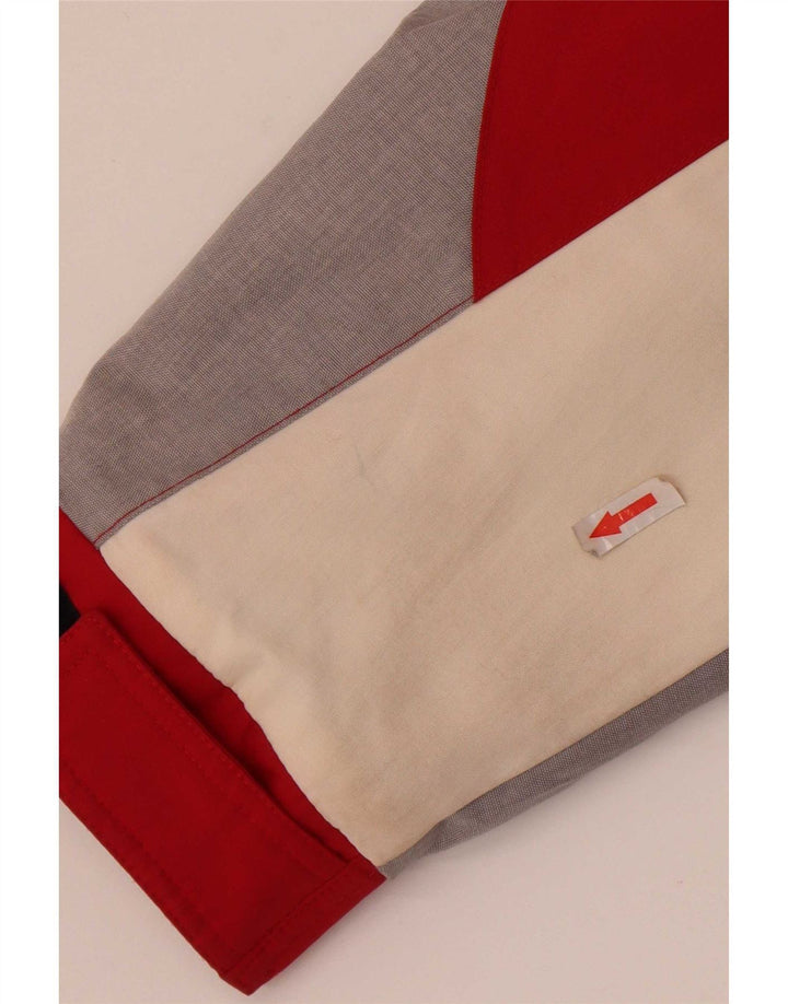 Giacca da sci con cappuccio da donna Kappa UK 14 poliestere color block rosso medio