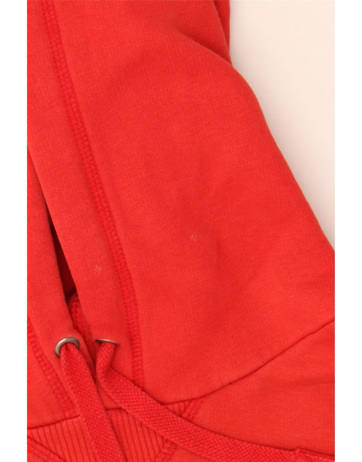 NIKE Womens Hoodie Jumper UK 14 Medium Red Cotton Vintage Nike and Second-Hand Nike from Messina Hembry 