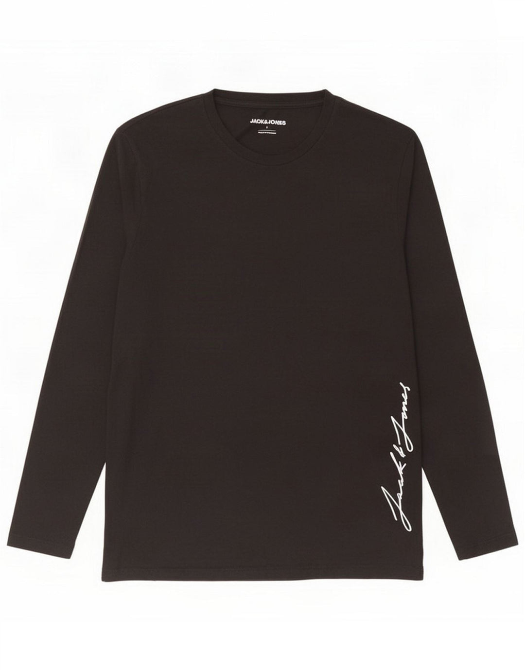 Jack & Jones Grafisk Herre-top Langærmet Stor Sort