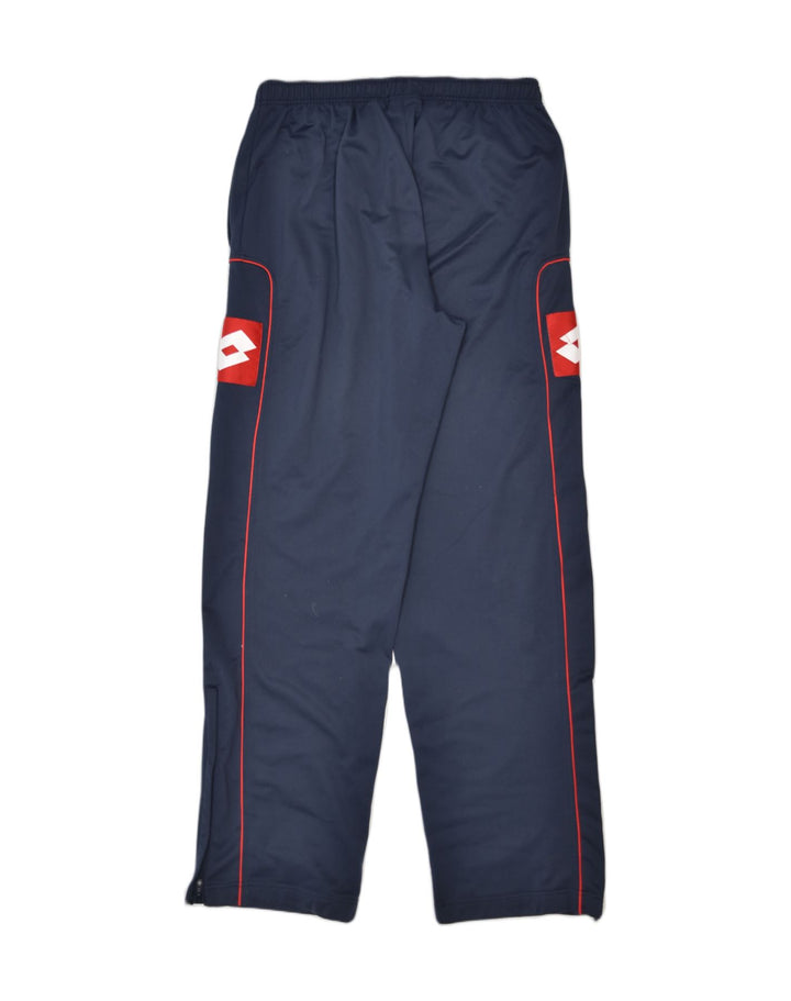 LOTTO Womens Tracksuit Trousers XL Navy Blue Polyester | Vintage | Thrift | Second-Hand | Used Clothing | Messina Hembry 