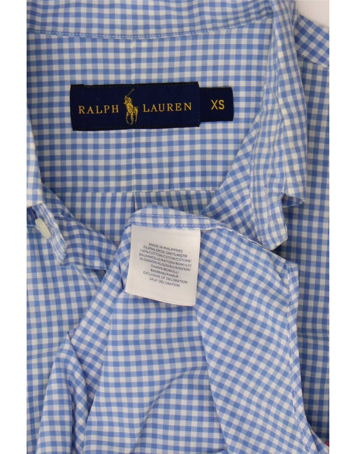 Ralph Lauren Chemise Homme XS Bleu Vichy Coton