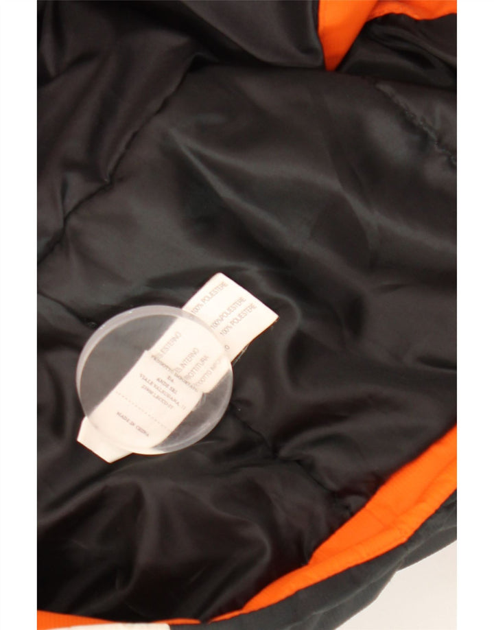 MC Kee's Boys Hooded Windbreaker Jacket 11-12 Years Orange Colourblock