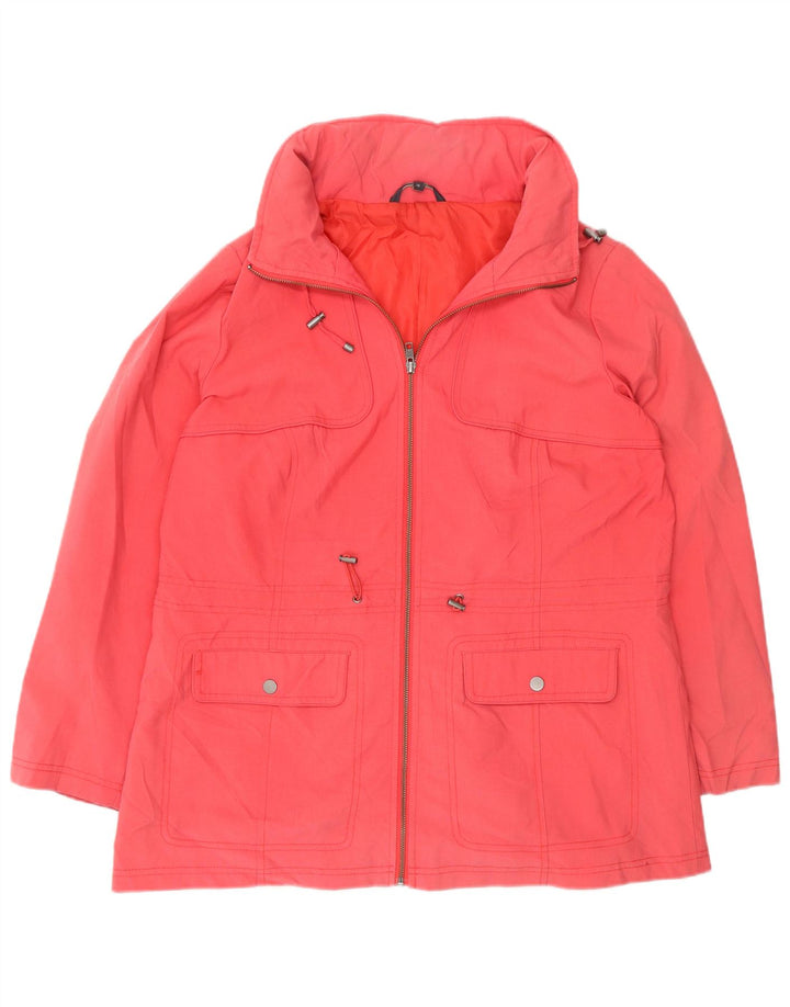Marks & Spencer Damen Utility-Jacke UK 16 Large Rot Polyamid