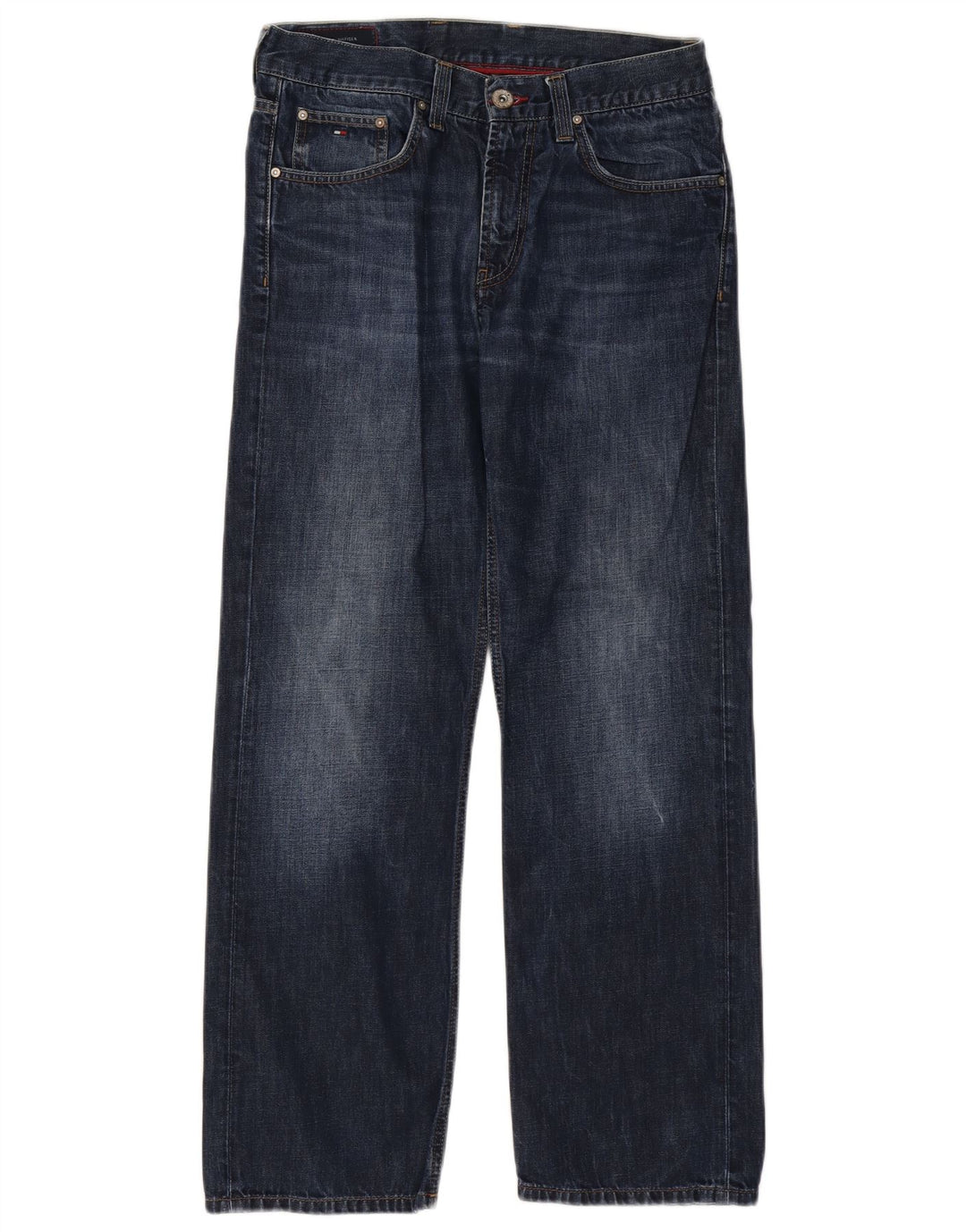 Tommy Hilfiger Herren Straight Jeans W32 L30 Blau