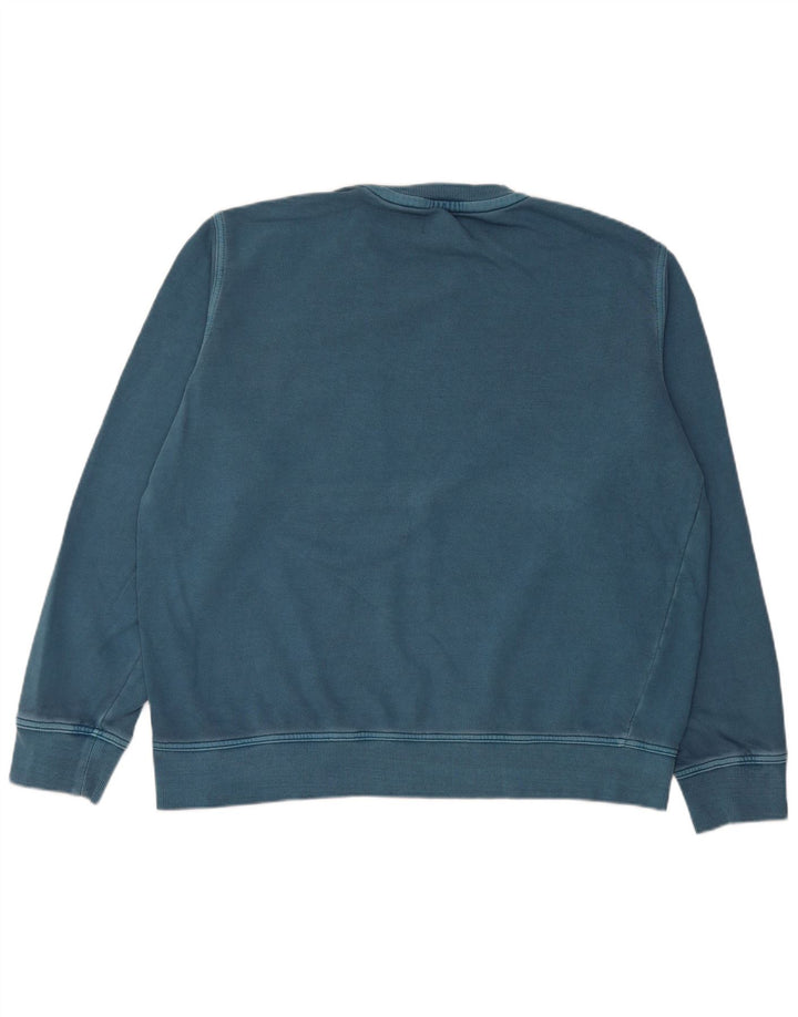 Marks & Spencer Męski sweter bluzowy XL, niebieski, bawełniany