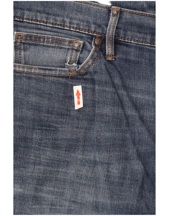 Marks & Spencer Mens Blue Harbour Straight Jeans W40 L33 Blue Cotton