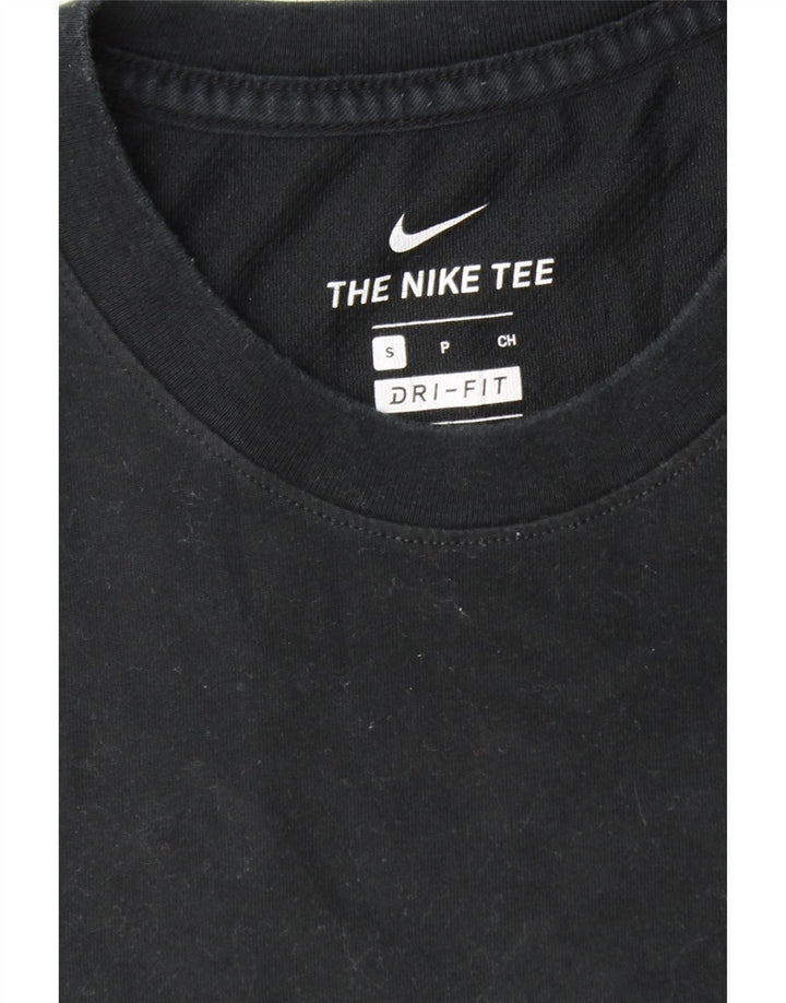 NIKE Mens Dri Fit T-Shirt Top Small Black Cotton Vintage Nike and Second-Hand Nike from Messina Hembry 