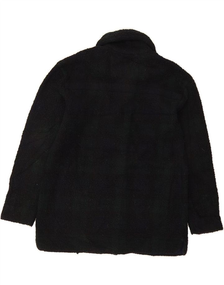 LEE Womens Oversized Fleece Jacket UK 14 Medium Black Polyester Vintage Lee and Second-Hand Lee from Messina Hembry 