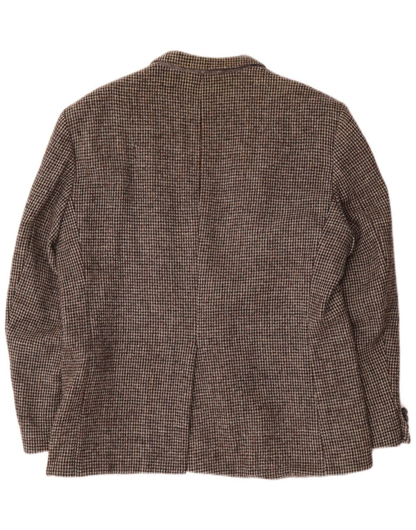 Jachetă pentru bărbați Harris Tweed cu 2 nasturi, UK 38, maro mediu