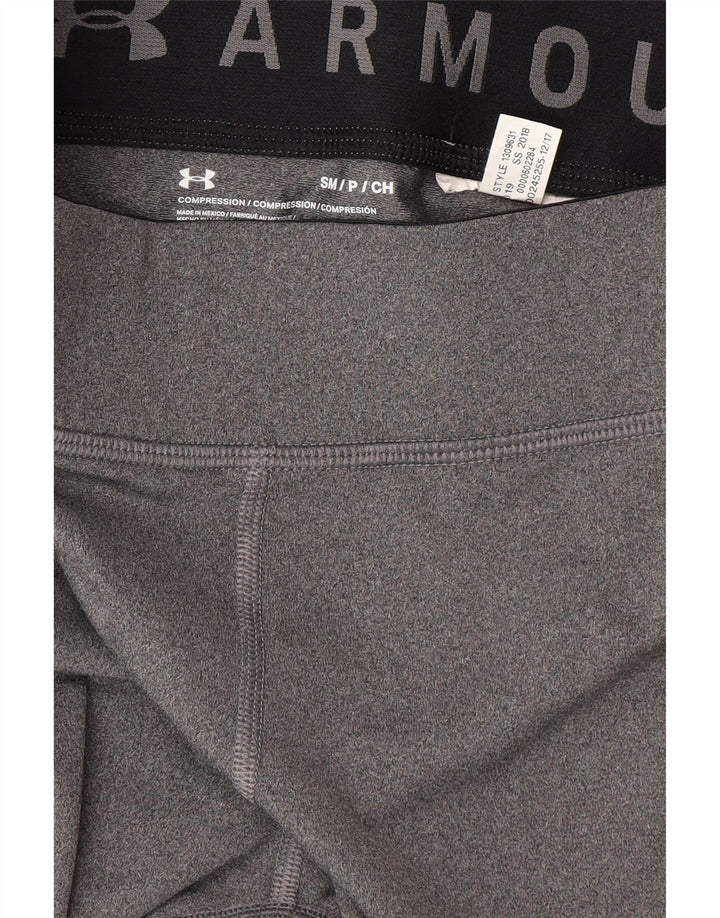 UNDER ARMOUR Womens Leggings UK 8 Small Grey