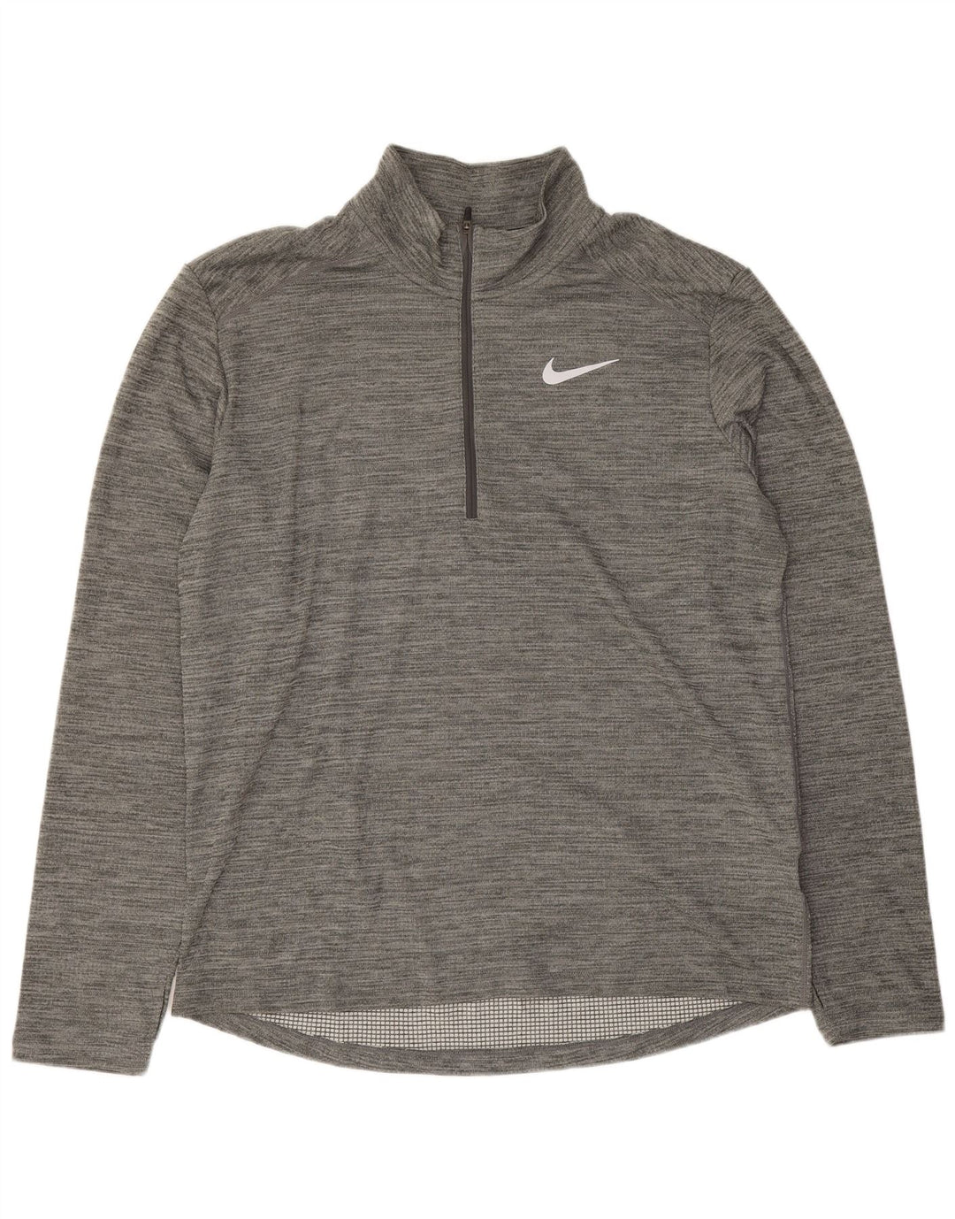 Nike Dri Fit Pulover s patentnim izrezom i gornji dio trenirke Large Grey Flected