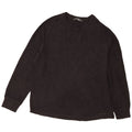 Eddie Bauer Maglia da uomo a maniche lunghe XL in cotone nero