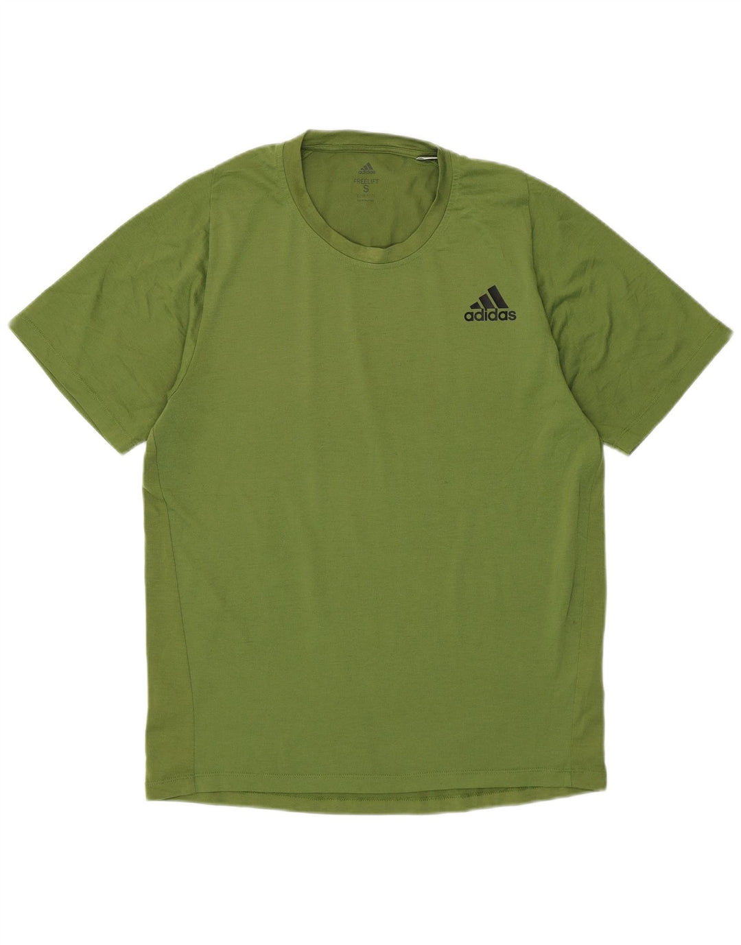 Adidas Mens Climalite T-Shirt Top Small Green Cotton