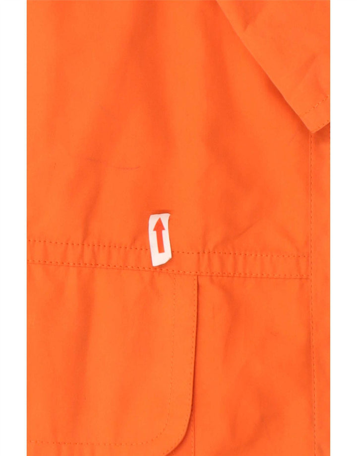 Iceberg Womens Graphic Oversized Overcoat IT 42 Mittelorange Baumwolle