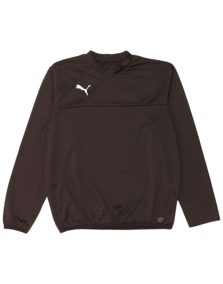 Puma Haut à manches longues pour hommes Noir Polyester