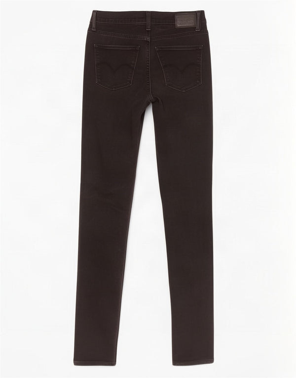 Jeans Levi's da donna slim fit super skinny W28 L33 cotone nero