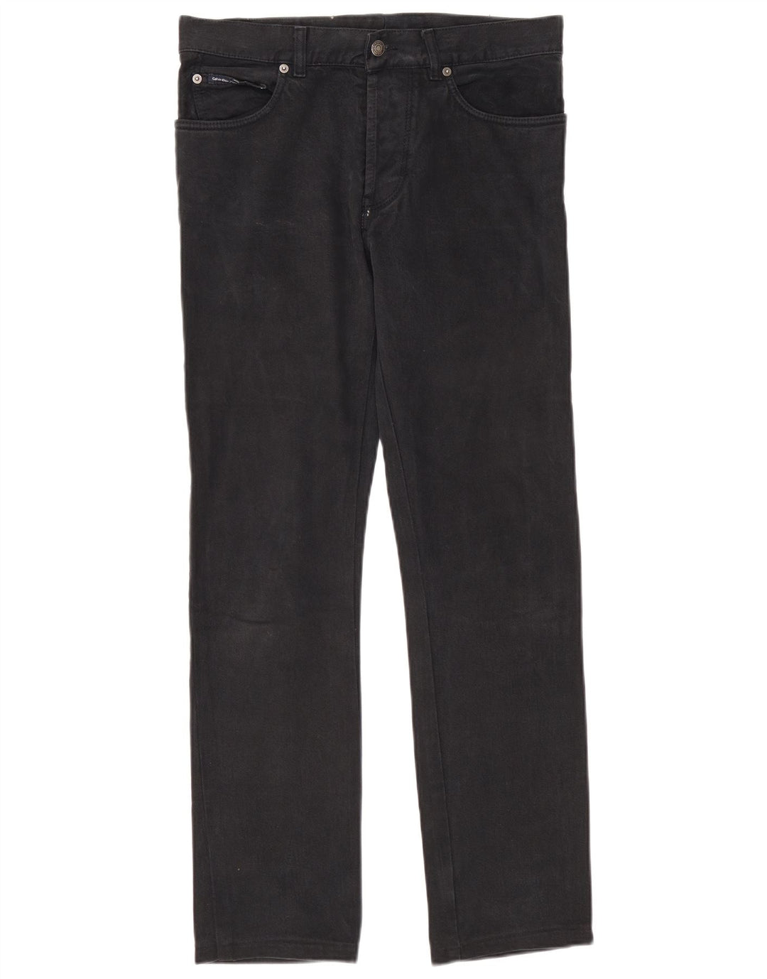Calvin Klein Mens Straight Jeans W32 L30 Black