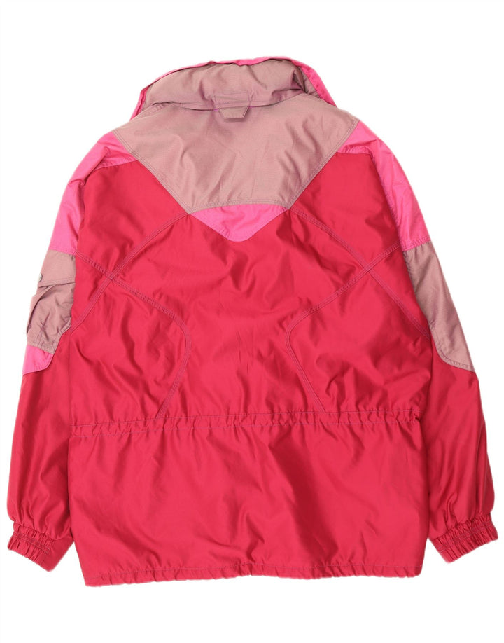 VINTAGE Mens Ski Jacket UK 44 2XL Red Colourblock