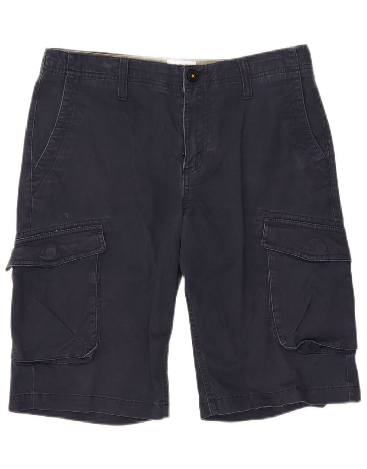 Pantaloncini cargo da uomo Timberland W30 medio cotone blu navy