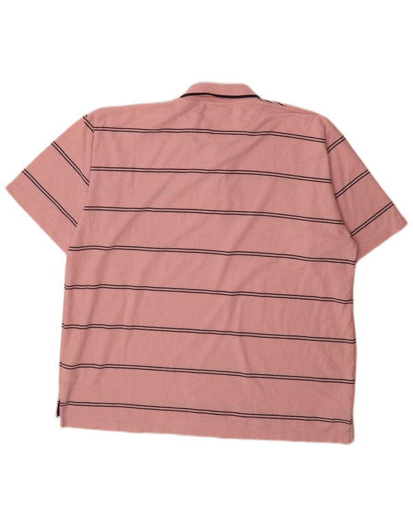 Polo Umbro Hombre 2XL Poliéster A Rayas Rosa
