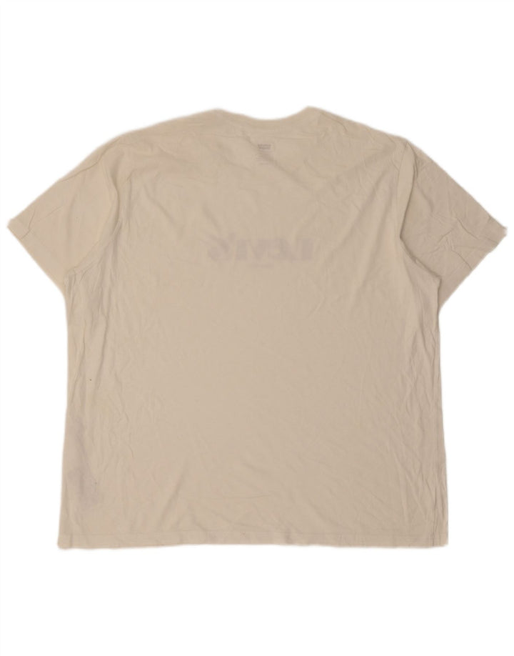 Levi's Mens Relaxed Graphic T-Shirt Top XL White Cotton