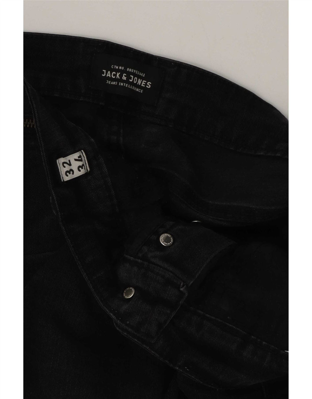 Мужские зауженные джинсы Jack & Jones W32 L34 черные