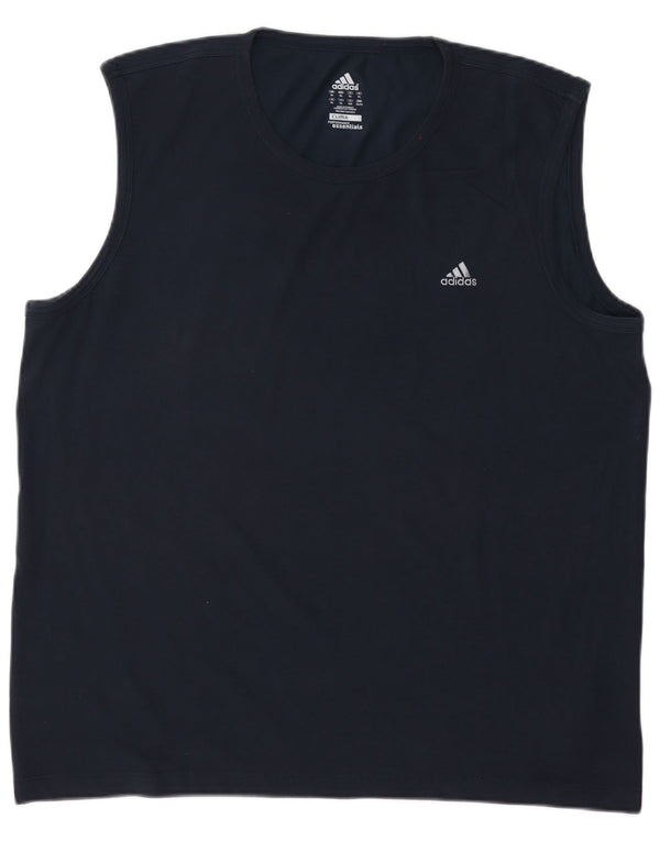 Adidas Mens Clima 365 Vest Top XL Темно-синий хлопок
