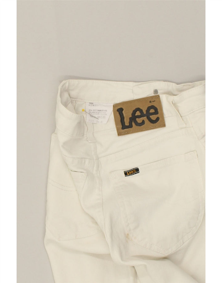 LEE Womens Skinny Jeans W28 L31  White Cotton | Vintage Lee | Thrift | Second-Hand Lee | Used Clothing | Messina Hembry 