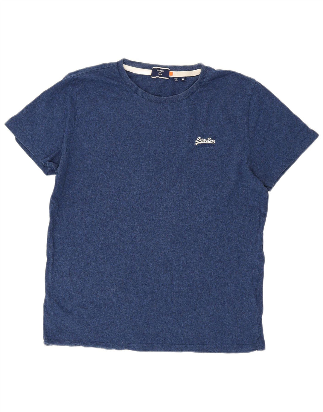 Superdry Mens T-Shirt Top XL Navy Blue Cotton