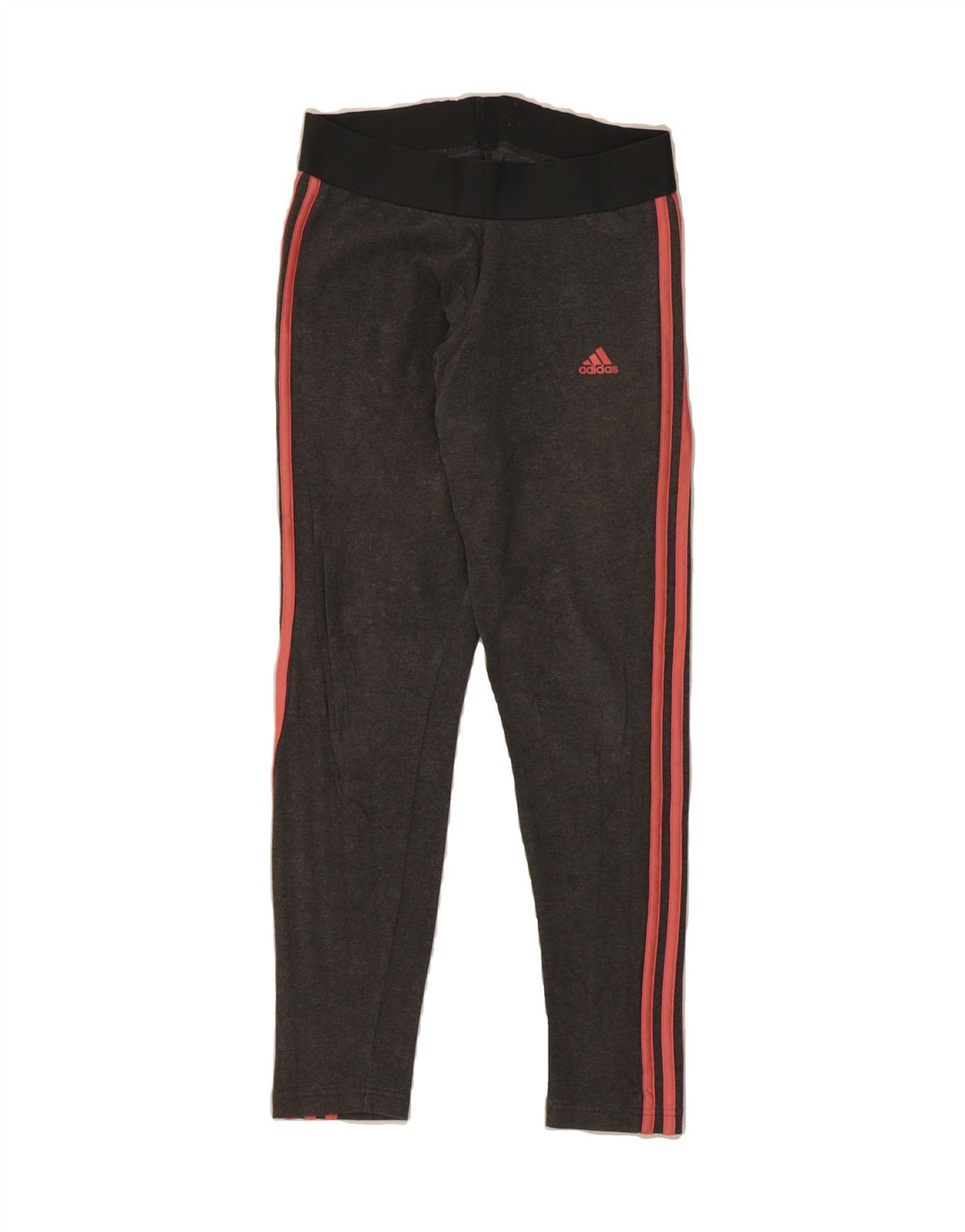 ADIDAS Womens Leggings UK 12/14 Medium  Grey Cotton Vintage Adidas and Second-Hand Adidas from Messina Hembry 